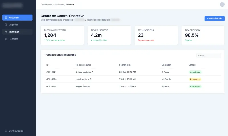 Operational Management Platform
