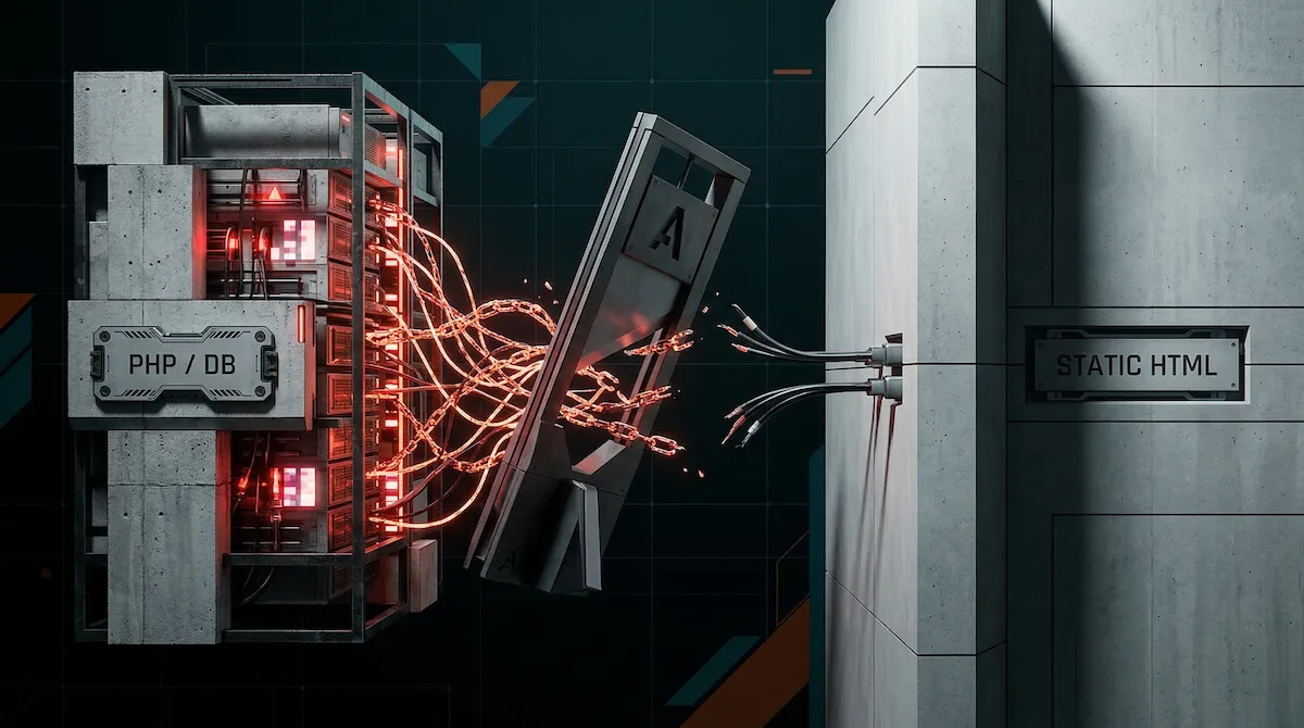 Security by Design: Why Static Websites are (Almost) Unhackable